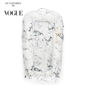 Marble DocATot Deluxe + White Cover